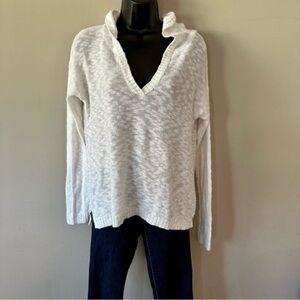 🔴EUC GAP Sweater Hoodie white size Medium